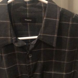 Theory long sleeve button up